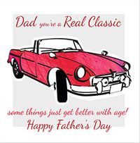 Tap to view Dad Real Classic Father's Day Card