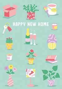Tap to view Happy Celebrations New Home Card