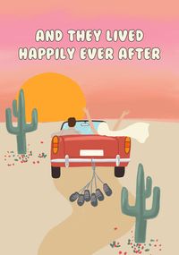 Tap to view They Lived Happily Ever After Wedding Card