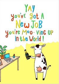 Tap to view Moo-ving Up in the World New Job Card