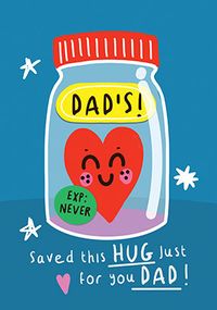 Tap to view Hugs For Dad Birthday Card