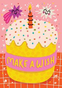 Tap to view Make a Wish Birthday Cake Card