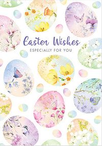 Tap to view Easter Wishes Especially For You Eggs Card