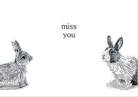 Tap to view Miss You Bunnies Card