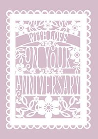 Tap to view With Love Anniversary Card