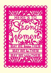 Tap to view Strong Women Birthday Card