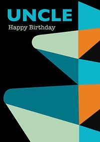 Tap to view Uncle Modern Birthday Card