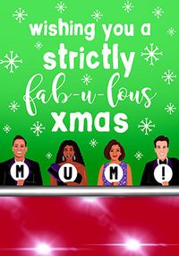 Tap to view Strictly Fab-u-lous Mum Christmas Card