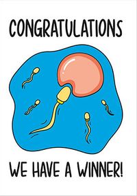 Tap to view Congratulations Winner New Baby Card