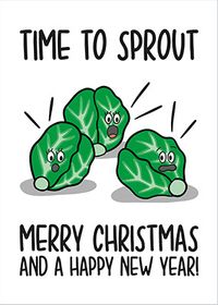 Tap to view Time To Sprout Christmas Card