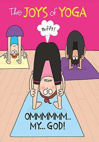 Tap to view Joys of Yoga Birthday Card
