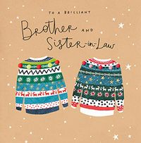 Tap to view Brother & Sister in Law Christmas Jumpers Card