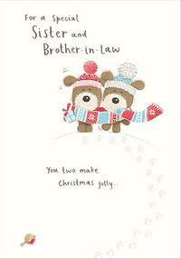 Tap to view Sister & Brother in Law Jolly Christmas Card