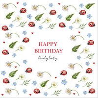 Tap to view Lovely Lady Birthday Card
