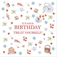 Tap to view Cream Tea Treat Birthday Card