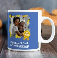 Tap to view If Dad Can't Fix it Photo Father's Day Mug
