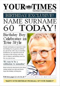 Tap to view Your Times - His 60th