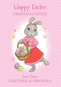 Tap to view To Granddaughter Peter Rabbit Easter Card