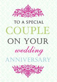 Tap to view Couple Wedding Anniversary Card - Truly Madly Deeply