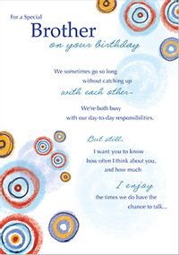 Tap to view Traditional Brother Birthday Card