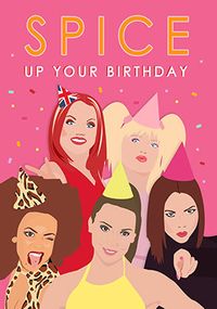 Tap to view Girl Group Spoof Birthday Card