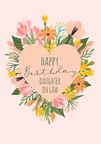 Tap to view Happy Birthday Daughter-in-Law Floral Card