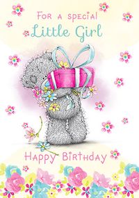 Tap to view Special Little Girl Me To You Birthday Card