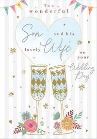 Tap to view Son and Wife on Your Wedding Day Card