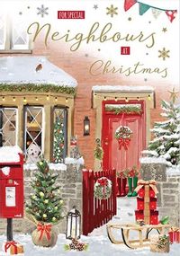 Tap to view Special Neighbours Scenic Christmas Card