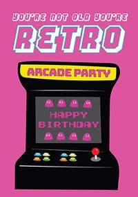 Tap to view Not Old Retro Birthday Card