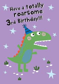Tap to view Totally Roarsome 2nd Birthday Card