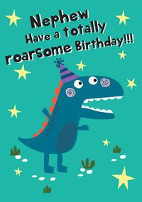 Tap to view Nephew Roarsome Birthday Card