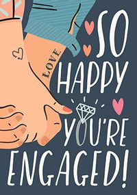 Tap to view So Happy You're Engaged Card