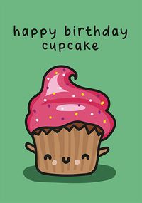 Tap to view Happy Birthday Cupcake Birthday  Card
