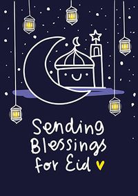 Tap to view Blessings For Eid Card