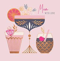 Tap to view Mum with Love Drinks Mother's Day Card