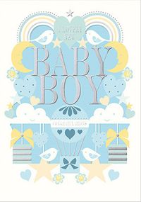 Tap to view A Lovely New Baby Boy Card