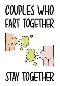 Tap to view Fart Together Anniversary Card