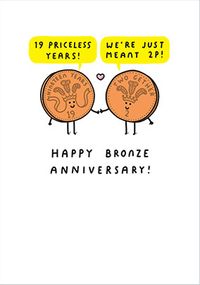 Tap to view 19 Priceless Years Anniversary Cards