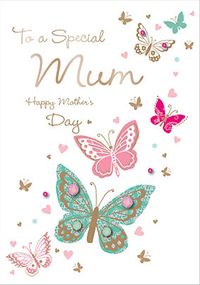 Tap to view Mother's Day Card - Butterflies