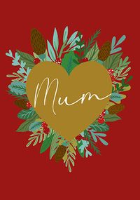 Tap to view Christmas Heart Mum Card