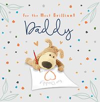 Tap to view Boofle - Most Brilliant Daddy Father's Day Square Card