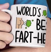 Tap to view World's Best Fart-her Father's Day Mug