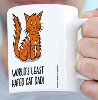 Tap to view Least Hated Cat Dad Father's Day Mug
