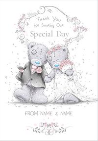 Tap to view Me To You Personalised Thank You Wedding Card