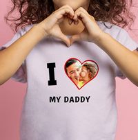Tap to view I Heart My Personalised Photo Toddlers T-Shirt