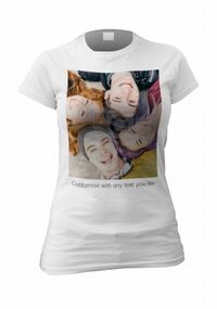 Tap to view Customise your own Photo Female T-Shirt
