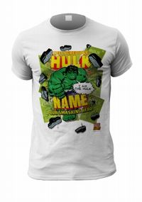 Tap to view Personalised Men's Hulk T-Shirt - Smashing Hero