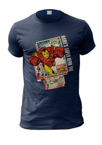 Tap to view Iron Man Personalised Marvel Comics T-Shirt
