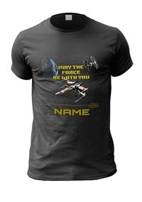 Tap to view May the Force Be With You Personalised Star Wars T-Shirt